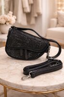 Tasche "Strass Klappe"