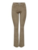ONLMARY Cord Flared – Cordhose mit Ausgestelltem Bein (Farbvarianten: Fossil Brown & Oatmeal Beige)