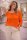 Strick pullover Neon Orange