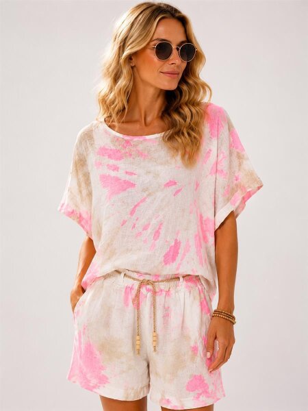 Leinenshirt "Summer Splash"