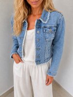 Jeansjacke "Fransen"