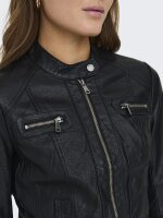 ONLY ONLBANDIT Bikerjacke – Schwarz
