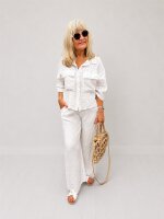 Bluse Leinen