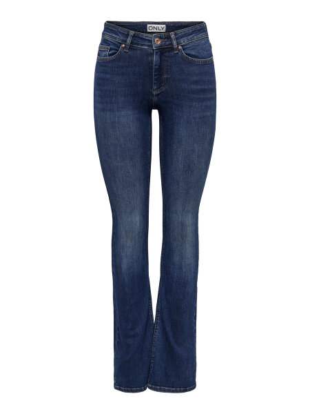 ONLY Flared Fit Jeans ONLBLUSH – dark blue denim