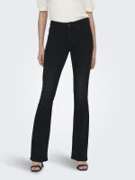 ONLY Flared Fit Jeans ONLBLUSH – washed black