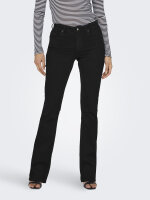 ONLY Flared Fit Jeans ONLBLUSH – black denim