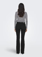 ONLY Flared Fit Jeans ONLBLUSH – black denim