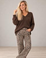 ONLY ONLFIONA LS LOOSE V-NECK KNT Pullover