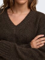 ONLY ONLFIONA LS LOOSE V-NECK KNT Pullover