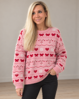 ONLY ONLXMAS SNOWIE LS O-NECK KNT Pullover