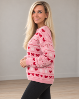 ONLY ONLXMAS SNOWIE LS O-NECK KNT Pullover