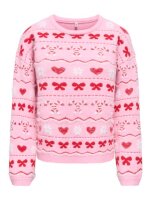ONLY ONLXMAS SNOWIE LS O-NECK KNT Pullover