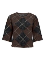 ONLNOEME SS PATTERN O-NECK KNT