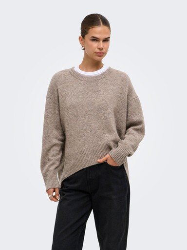ONLY ONLALIVIA LS HIGH-LOW O-NECK