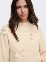 ONLY ONLLISA LS BOW PULLOVER KNT