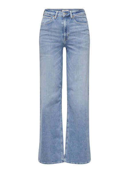 ONLY Madison Wide Fit Jeans – Light Blue Denim