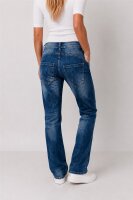 Jeans"Schwarze Blume"
