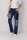 Jeans"Schwarze Blume"