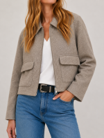 ONLY ONLVELA ZIP SHORT JACKET