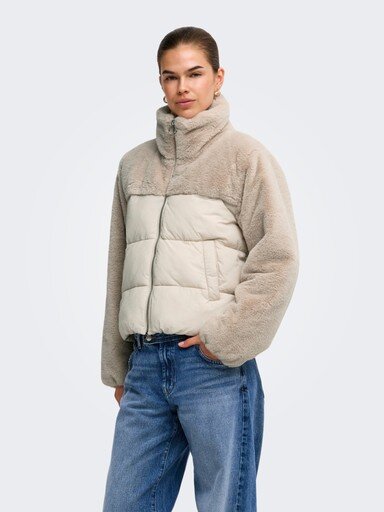 ONLY ONLWANJA FUR PUFFER MIX JACKET
