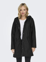 ONLSALLY Raincoat – Regenmantel mit Kapuze in oatmeal