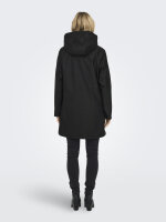 ONLSALLY Raincoat – Regenmantel mit Kapuze in oatmeal